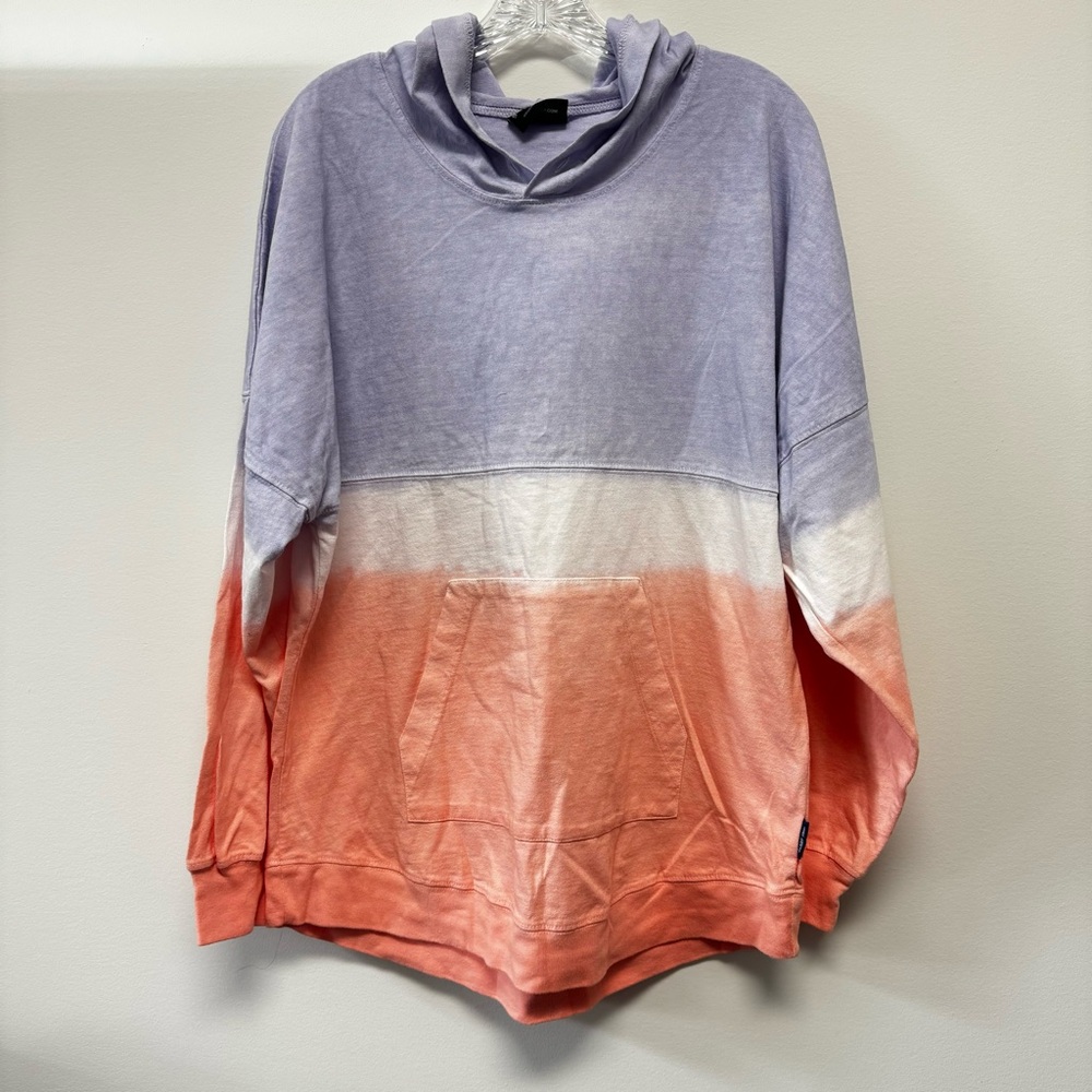 Spirit Jersey Long Sleeve Hooded Ombre DIY Customizable Pullover‎ Unisex M
